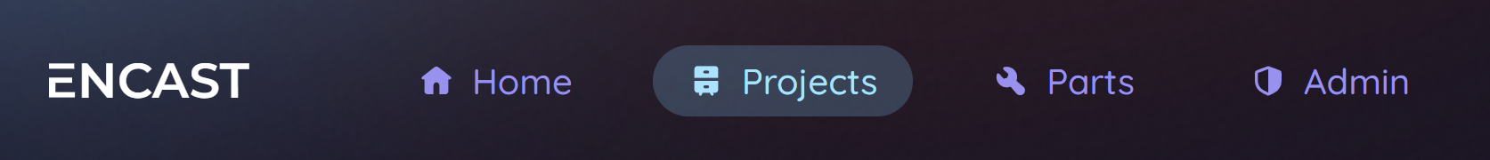 Encast Navigation Bar